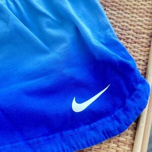 Nike Blue Ombre Athletic Shorts